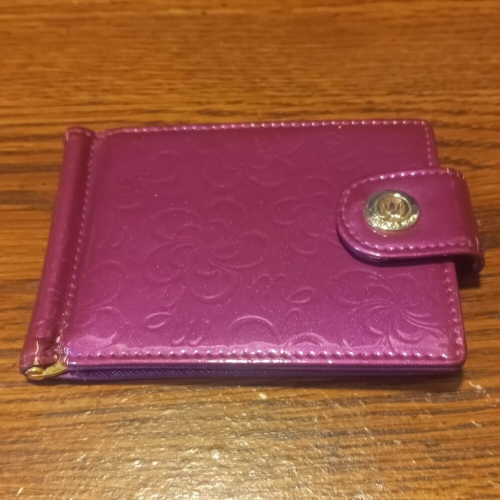 Young Woo Pink Card Holder Wallet
